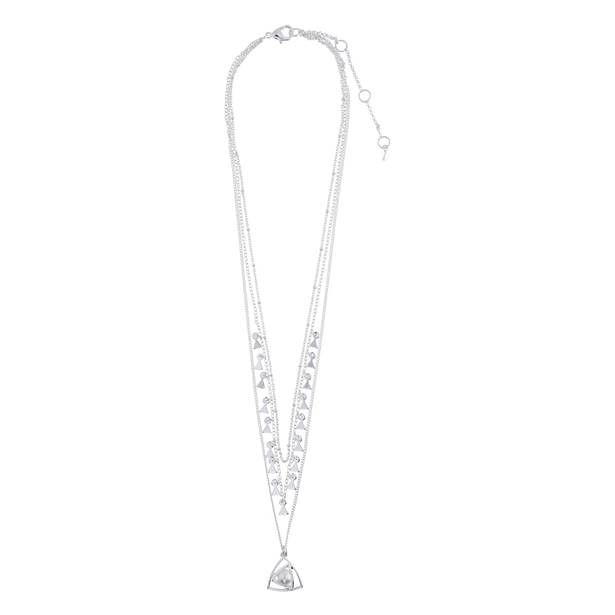 COLLAR YOURE INVITED SLV PEARL N22 PLATA