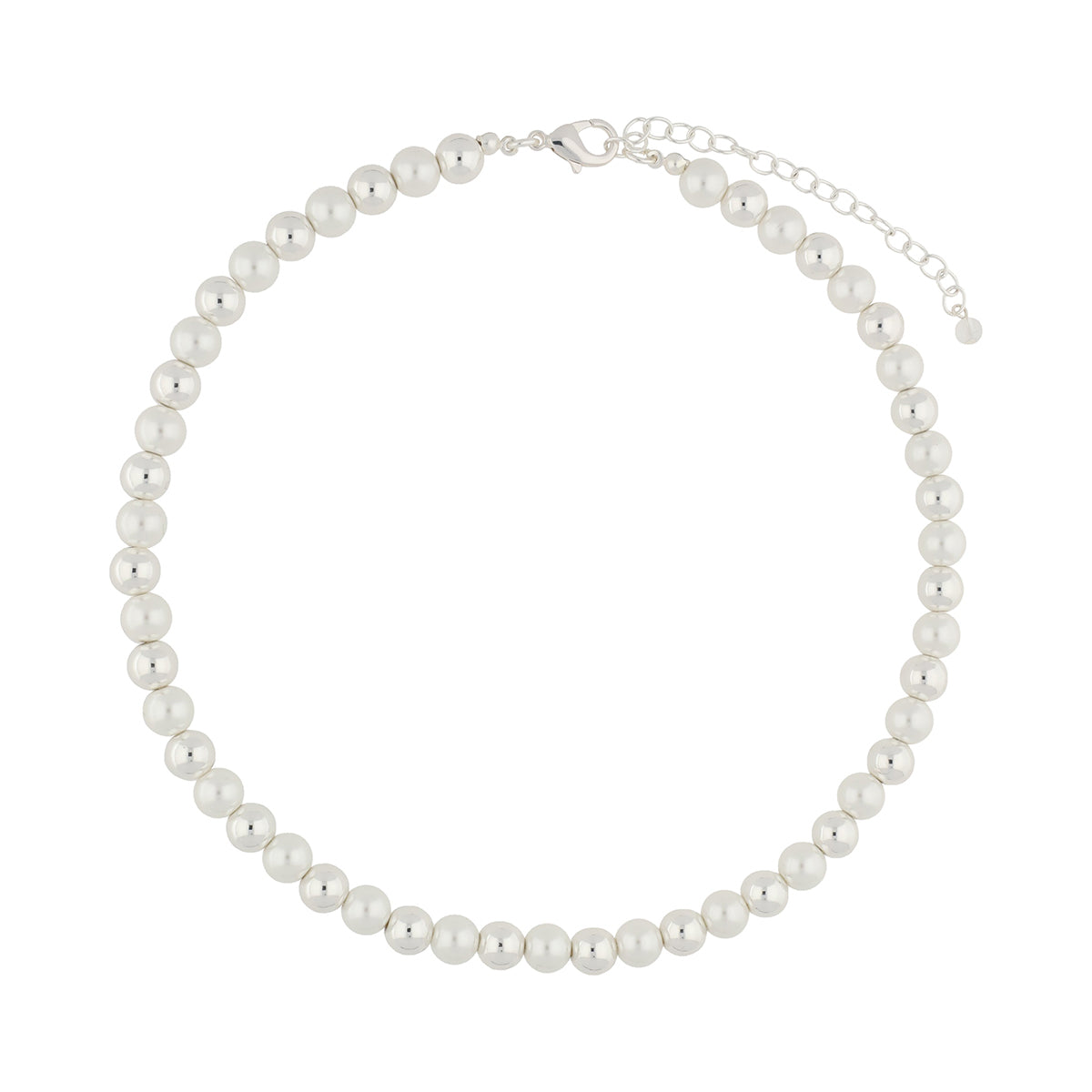 COLLAR YOURE INVITED SLV WHITE PEARL F23 PERLA