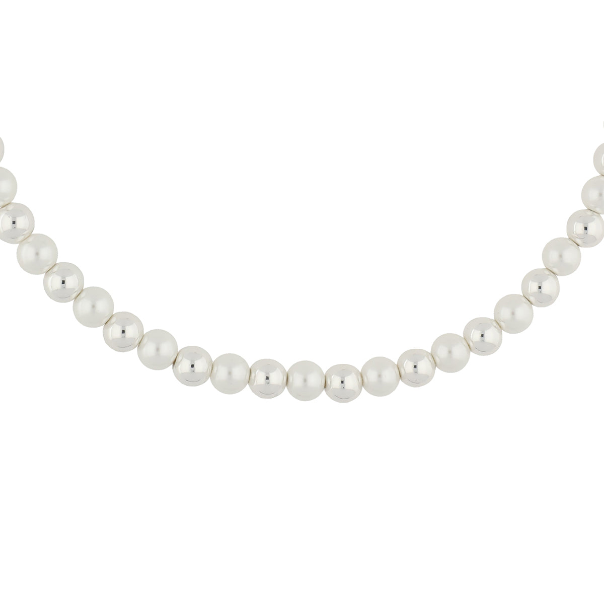 COLLAR YOURE INVITED SLV WHITE PEARL F23 PERLA
