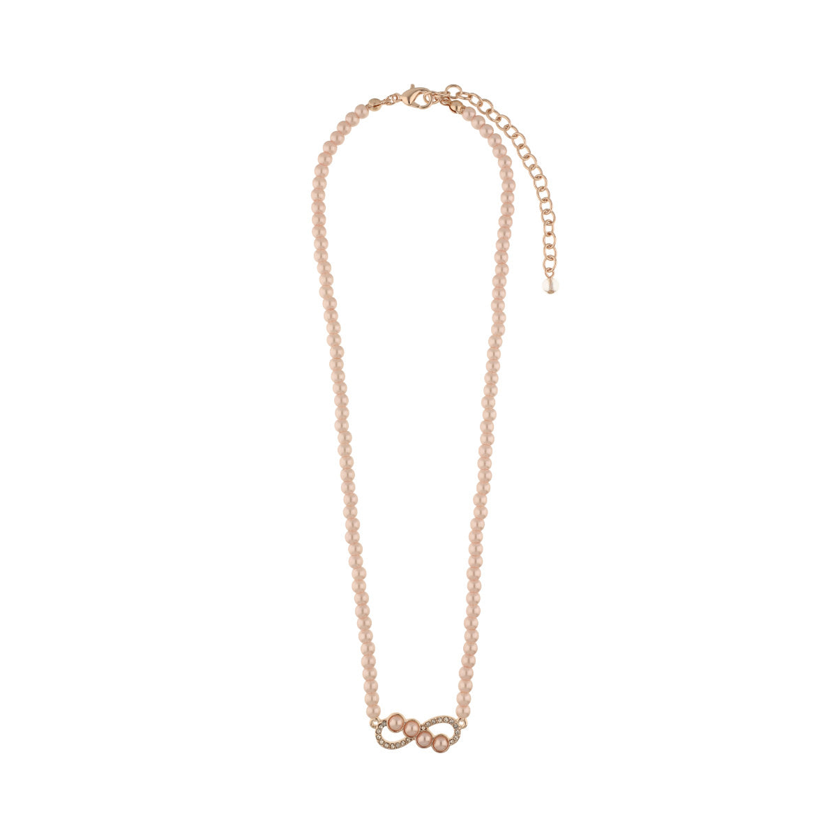 COLLAR YOURE INVITED RGD CRY PEARL M23 ROSE GOLD
