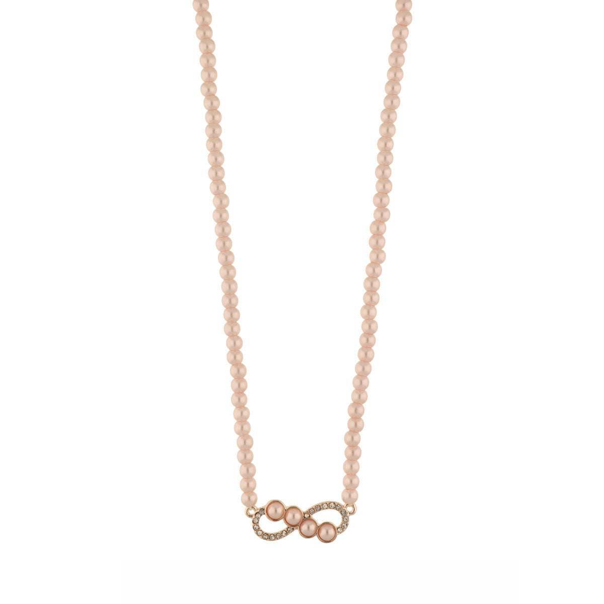 COLLAR YOURE INVITED RGD CRY PEARL M23 ROSE GOLD