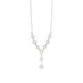 COLLAR YOURE INVITED RHINESTONE CUPCHAIN A23 PLATA