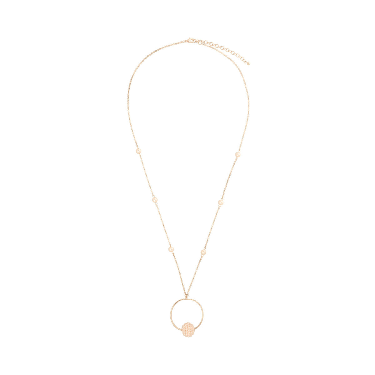 COLLAR YOURE INVITED PINK PEARL RGD CRYSTAL A23 ROSE GOLD