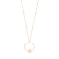 COLLAR YOURE INVITED PINK PEARL RGD CRYSTAL A23 ROSE GOLD
