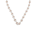 COLLAR YOURE INVITED PINK PEARL SILVER RECOLOR N23 PLATEADO