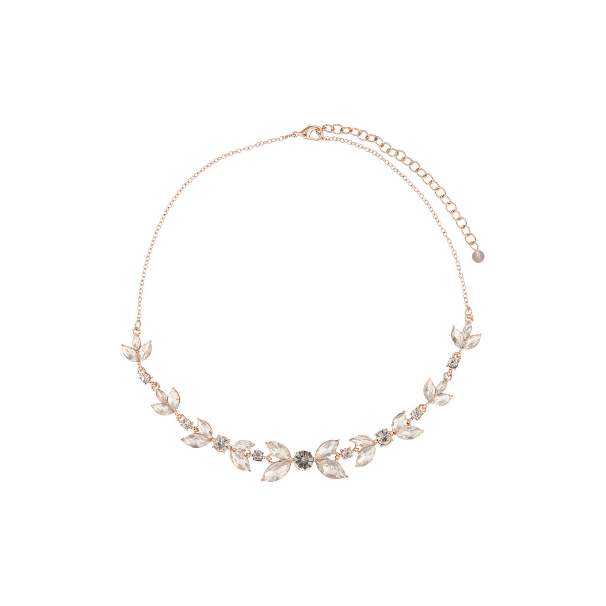 COLLAR YOURE INVITED ROSE GOLD CRYSTAL F24 ORO ROSA
