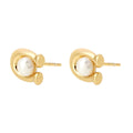 ARETES COACH COLOR DORADO FORMA LETRA C 341922GLD100