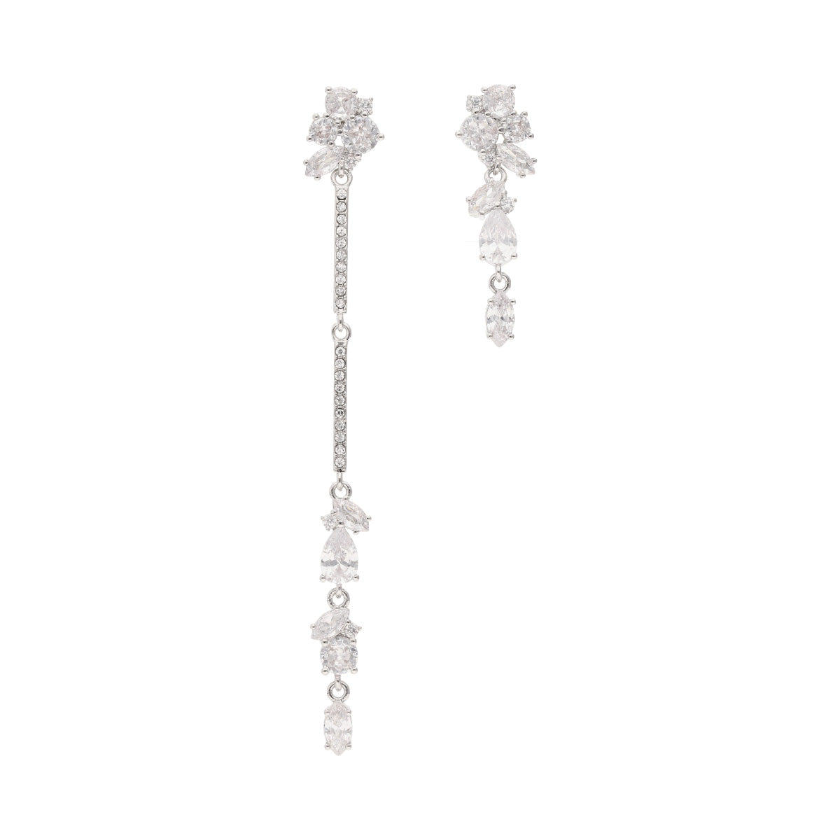ARETES EMILY IN PARIS LOUVRE PLATEADO