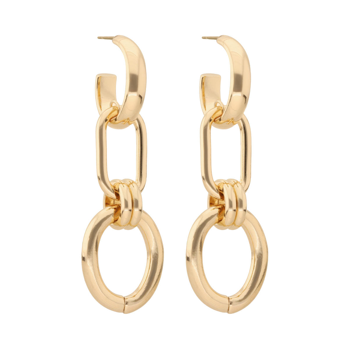 ARETES EMILY IN PARIS SEINE DORADO