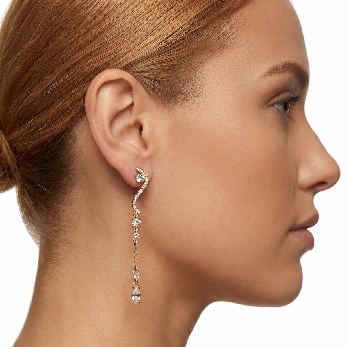 ARETES EMILY IN PARIS COURBES DORADO