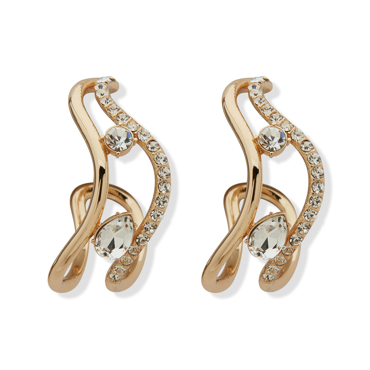 ARETES EMILY IN PARIS COURBES DORADO