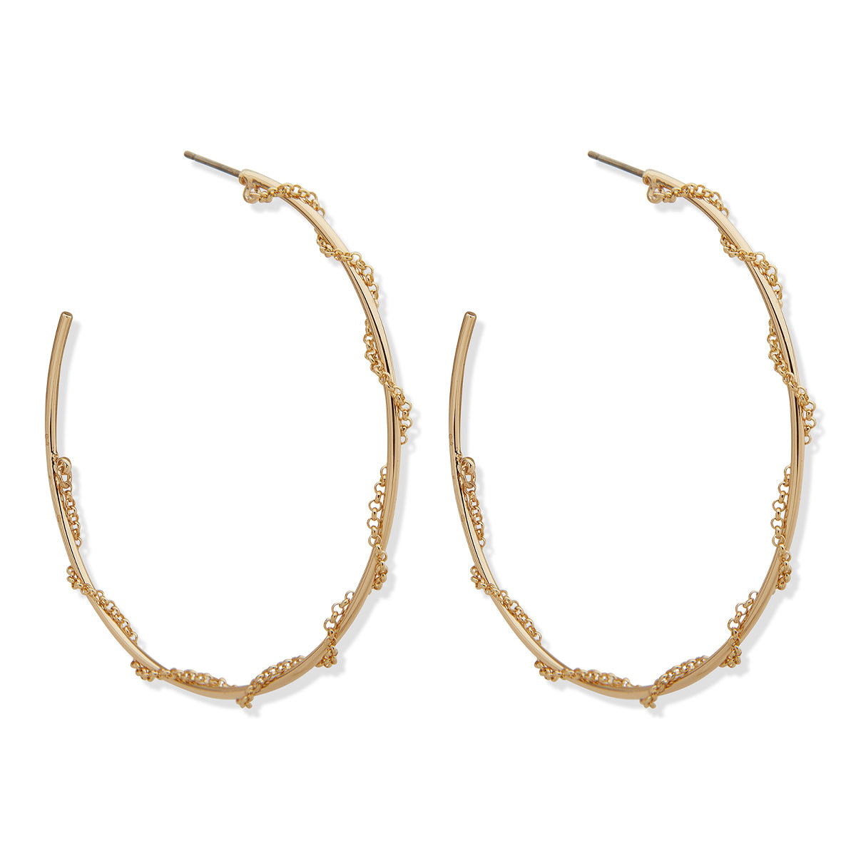 ARETES EMILY IN PARIS BARRE D'OR DORADO
