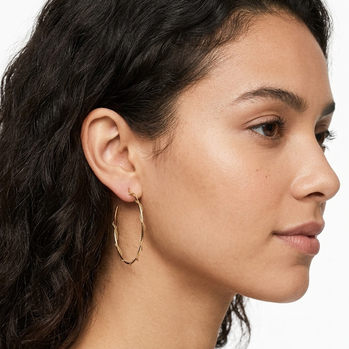 ARETES EMILY IN PARIS BARRE D'OR DORADO