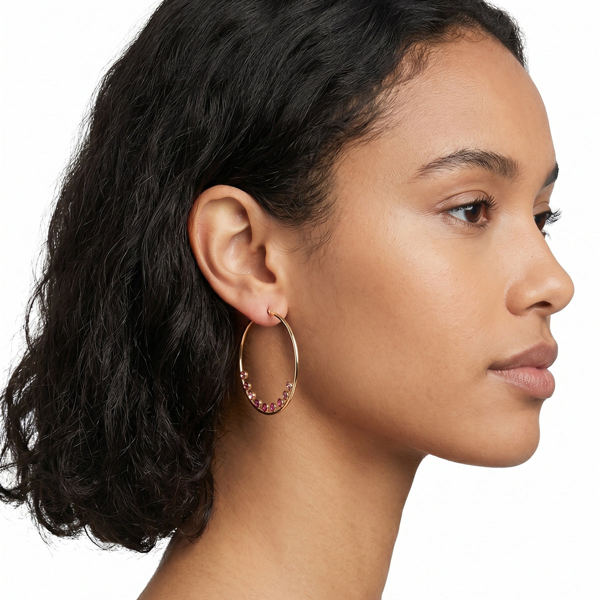 ARETES EMILY IN PARIS ROSE DORADO
