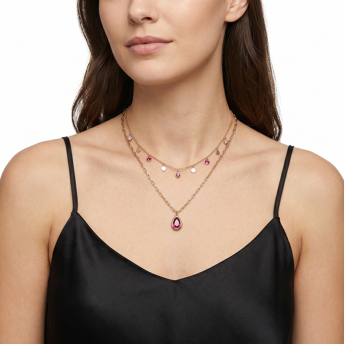 COLLAR EMILY IN PARIS ROSE DORADO