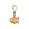CHARMS COACH 1.25 PAVE HEART PADLOCK DORADO