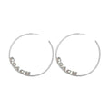 ARETES COACH 9.25 HOLIDAY HOOPS PLATA