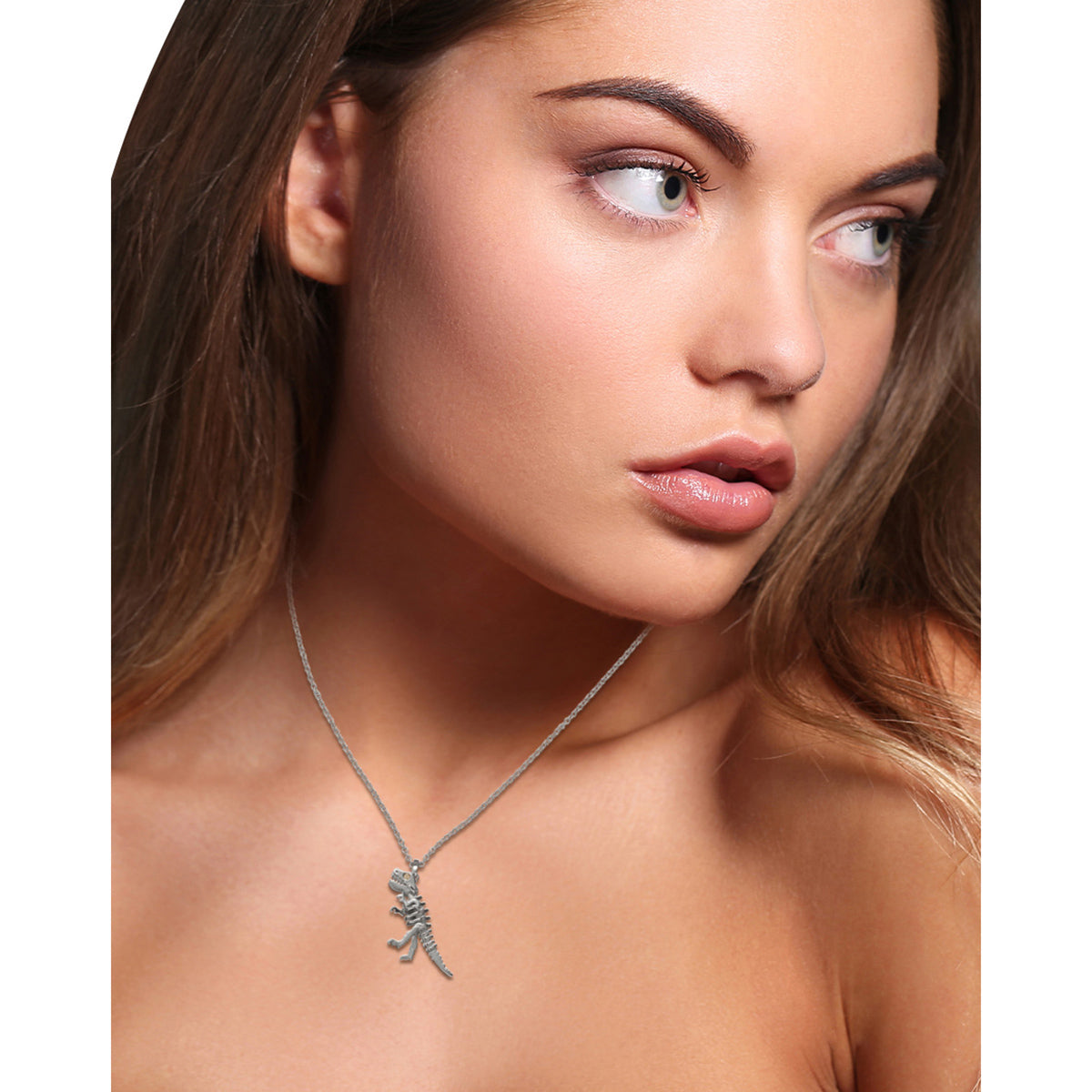 COLLAR COACH CHARMING CRYSTALS PLATA