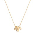 COLLAR COACH ENAMEL PLATEADO