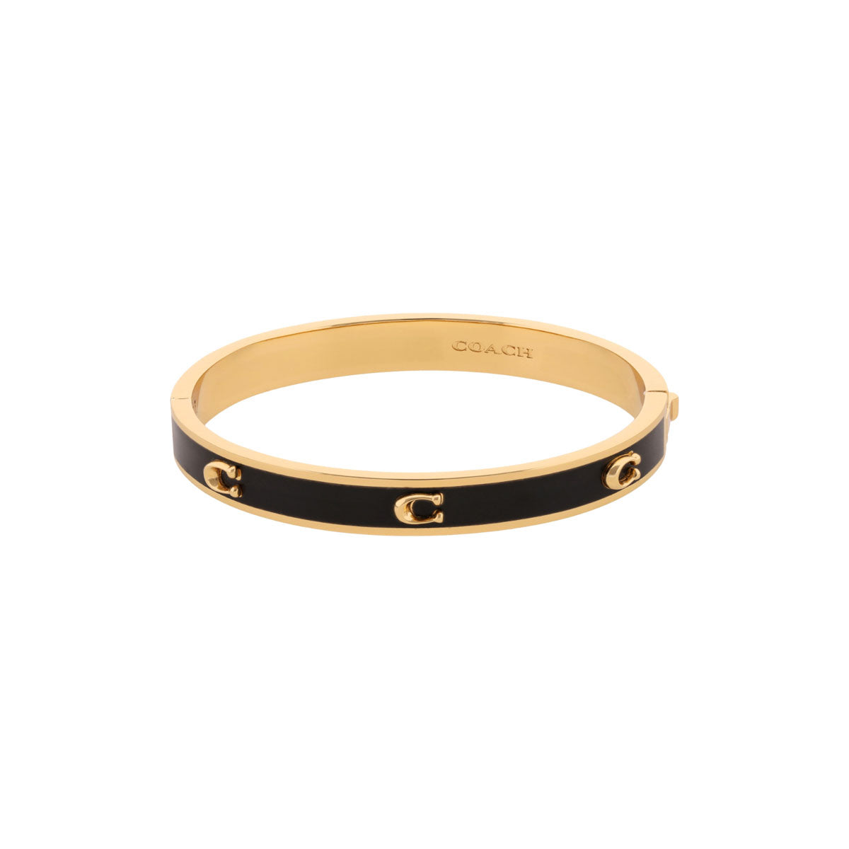 PULSERA COACH ENAMEL DORADO