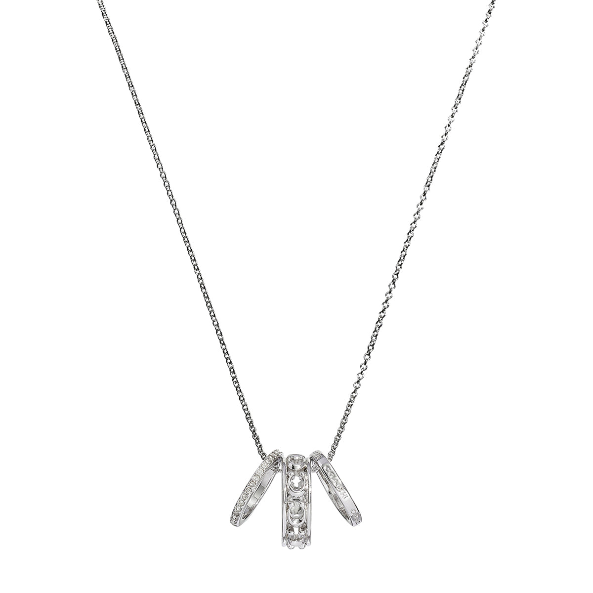 COLLAR COACH LOGO OPEN WORK PLATA
