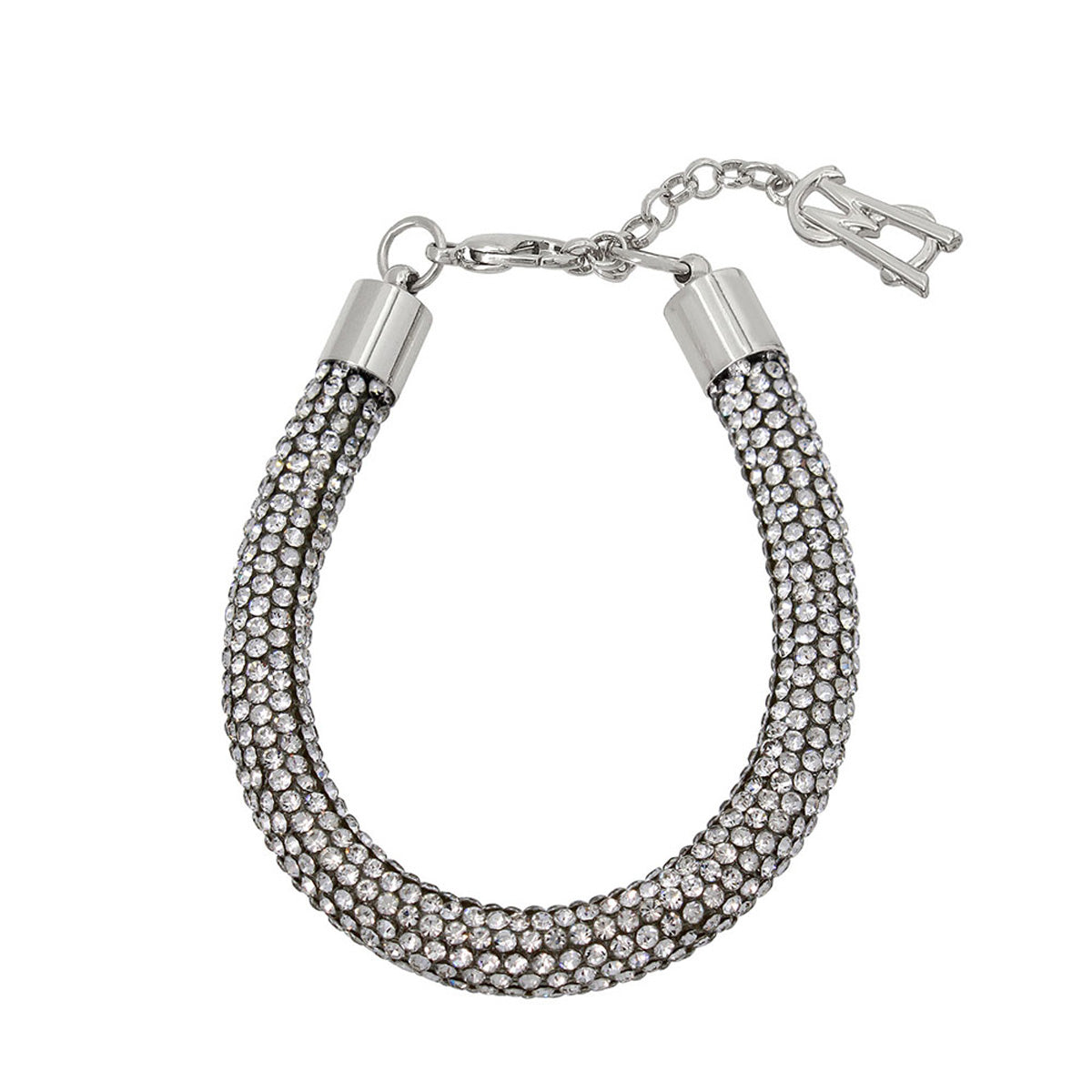 PULSERA STEVE MADDEN 3.1 OVER EMBELLISHMENT PLATA