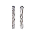 ARETES STEVE MADDEN 3.1 OVER EMBELLISHMENT PLATA