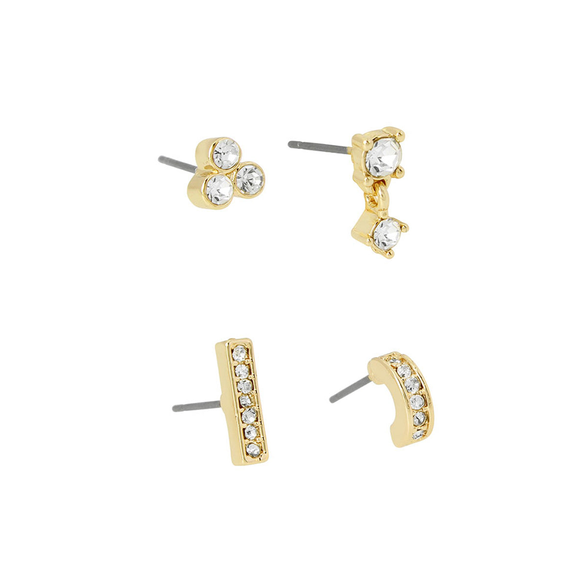 ARETES STEVE MADDEN 3.1 BUTTERFLY ORO