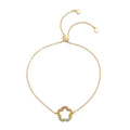 PULSERA COACH RAINBOW PAVE TEA ROSE ORO
