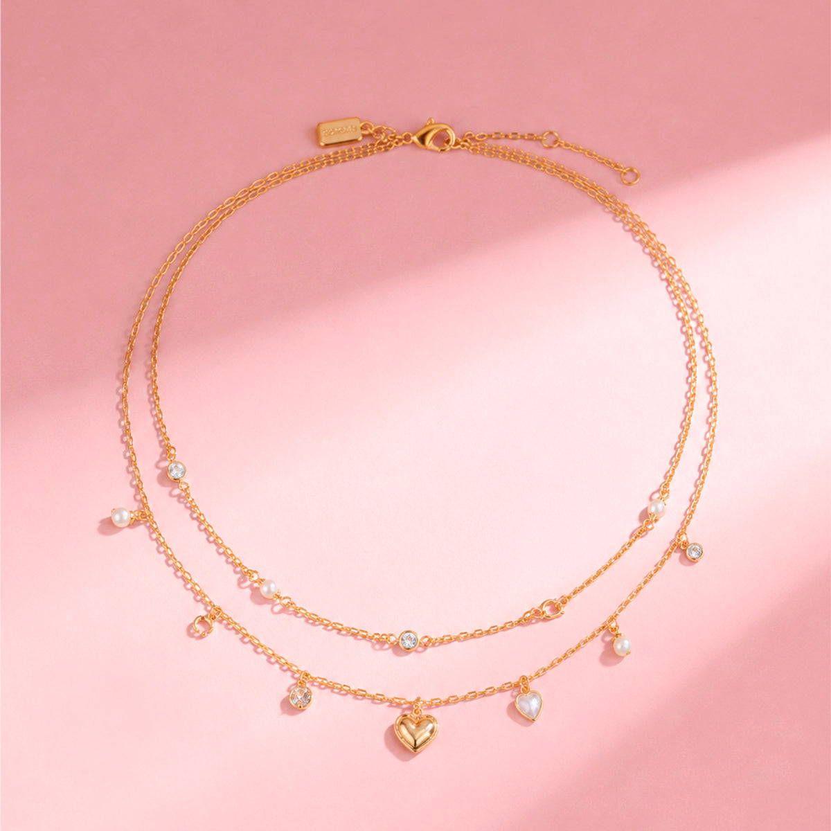 Collar Horse & Carriage con Perlas