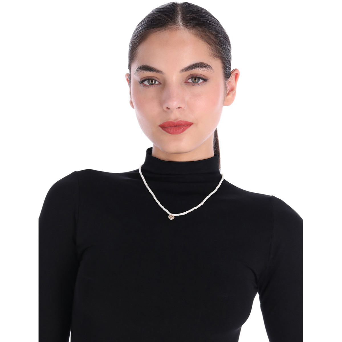 COLLAR COACH HORSE & CARRIAGE WITH PEARLS PERLA