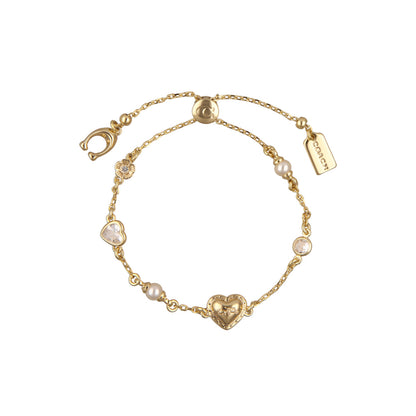 Pulsera Horse & Carriage con Perlas - Coach - 37479221GLD107
