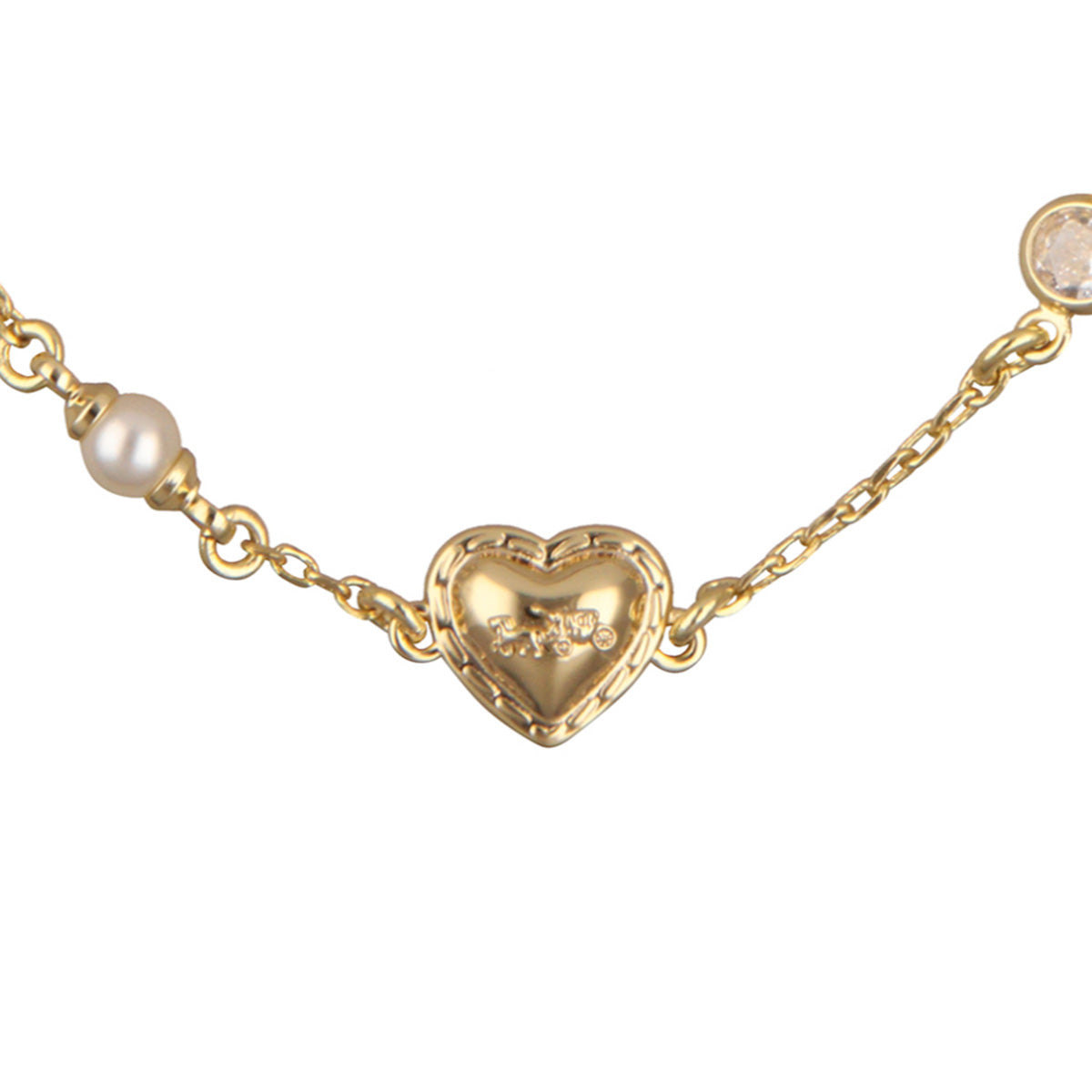 Pulsera Horse & Carriage con Perlas