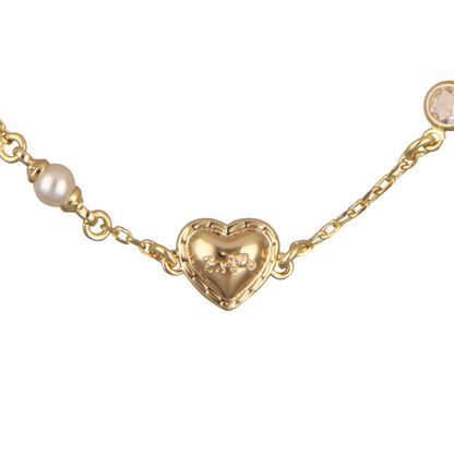 Pulsera Horse & Carriage con Perlas - Coach - 37479221GLD107