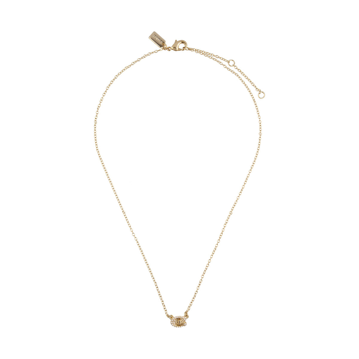 COLLAR COACH PAVE TURNLOCK DORADO