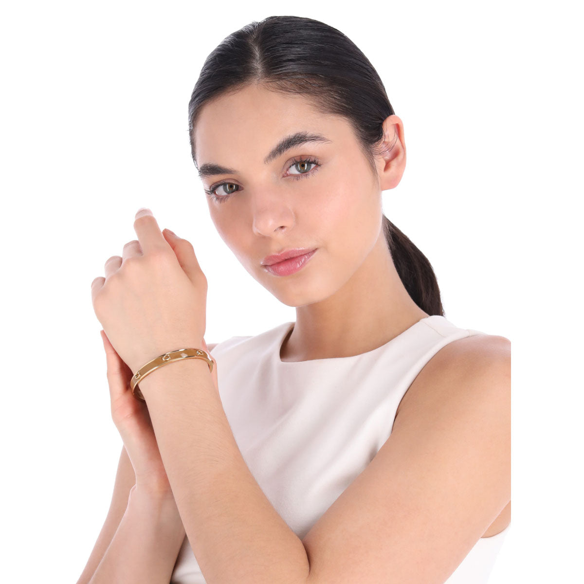 PULSERA COACH COLOR dorado FORMA LETRA C 37479243GLD200