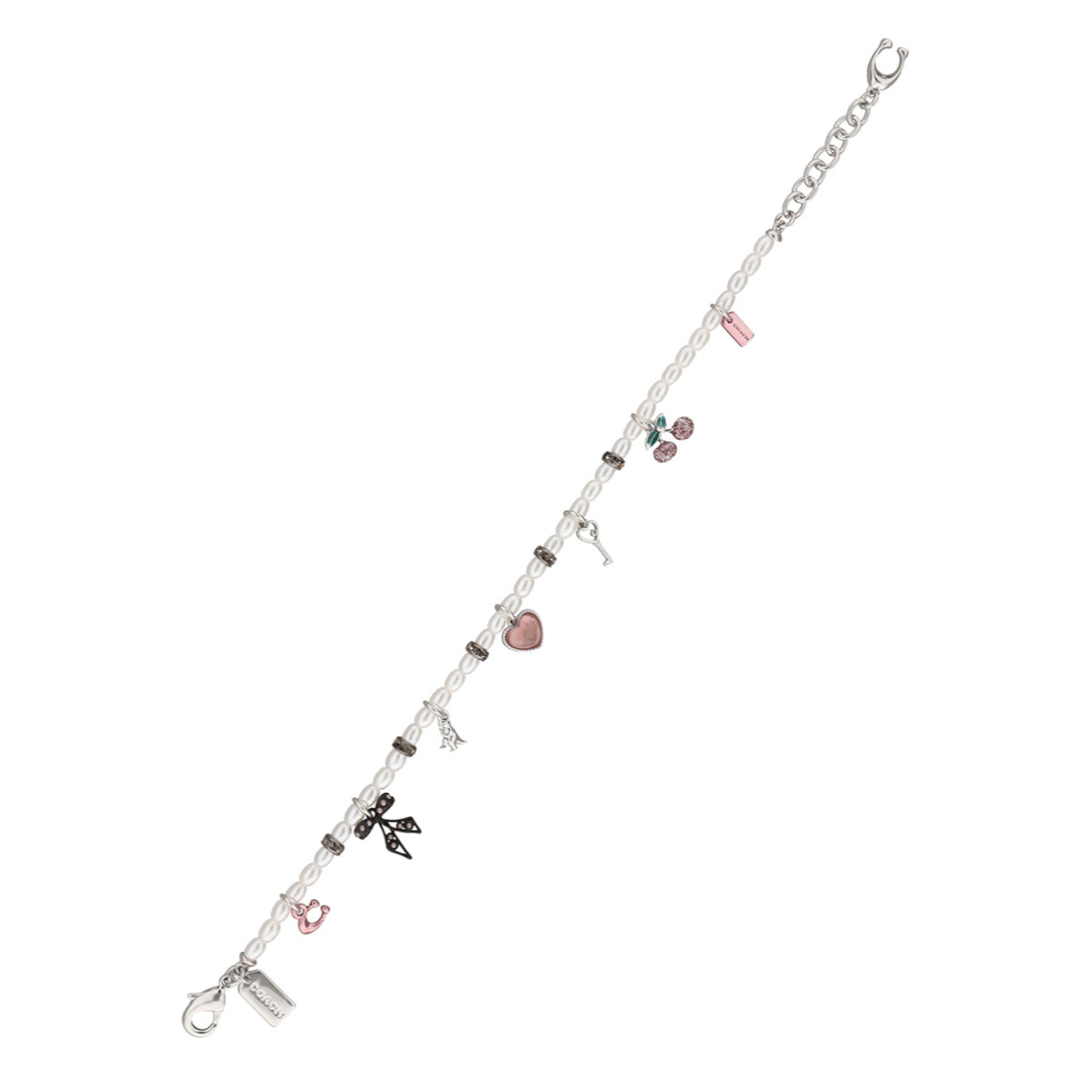 PULSERA COACH 9.1 BOWTIQUE PLATEADO