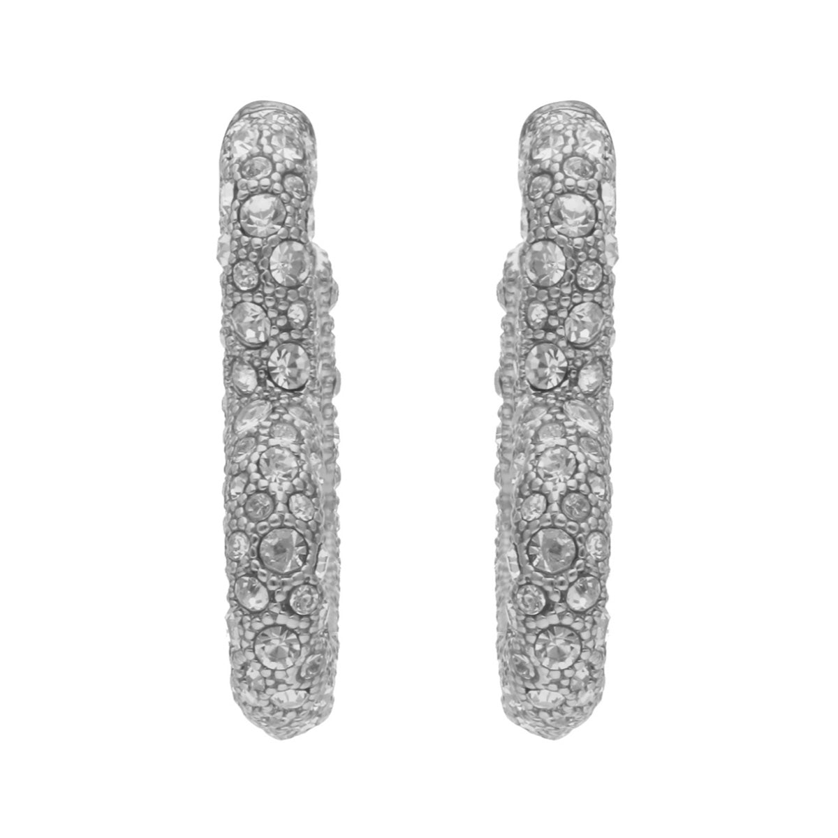 ARETES COACH 9.1 BOWTIQUE PLATEADO