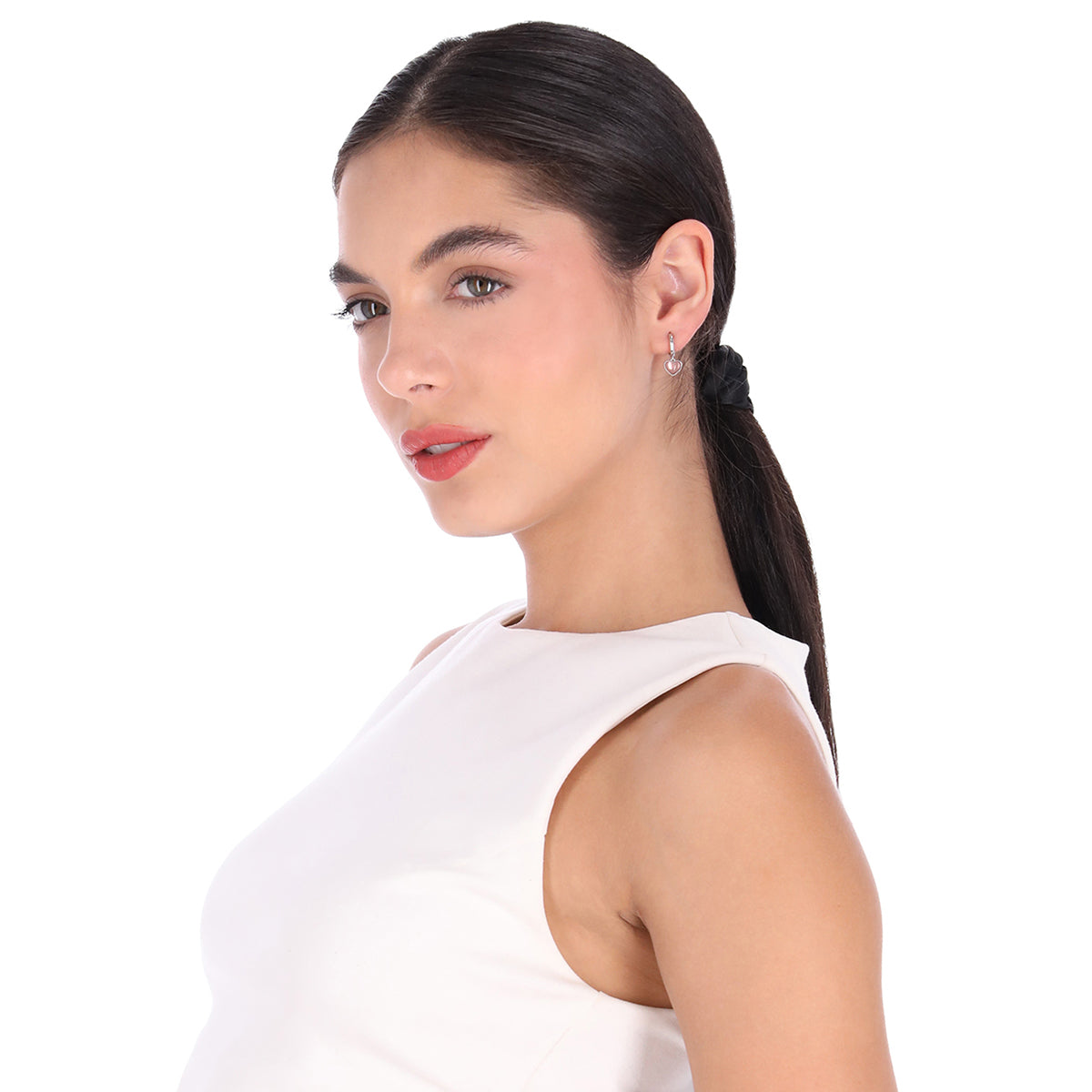 ARETES COACH 9.1 BOWTIQUE PLATEADO