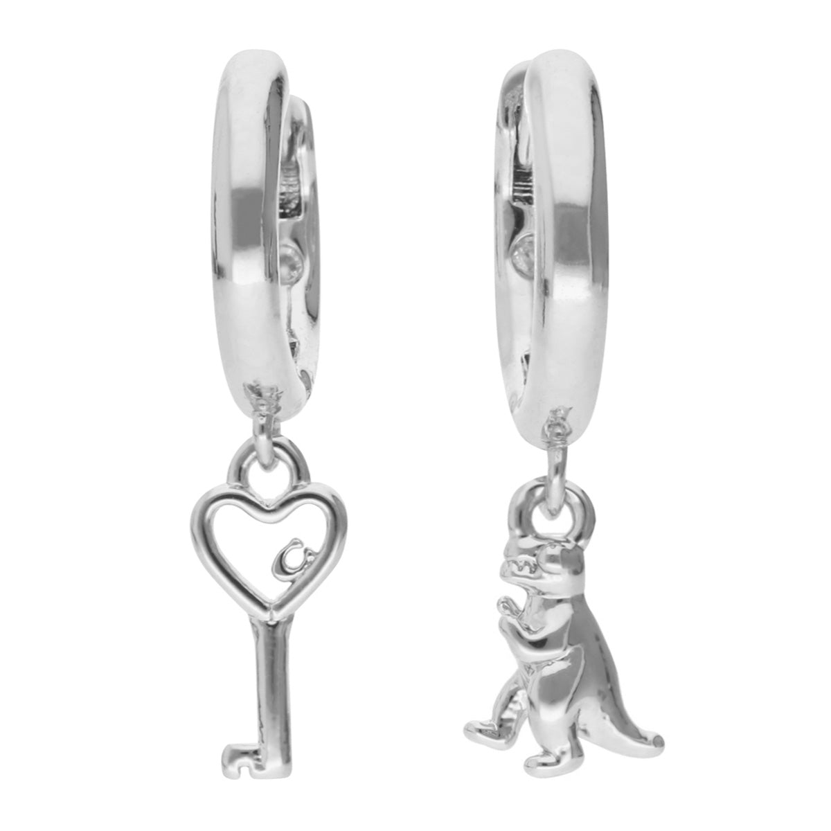 ARETES COACH 9.1 BOWTIQUE PLATEADO