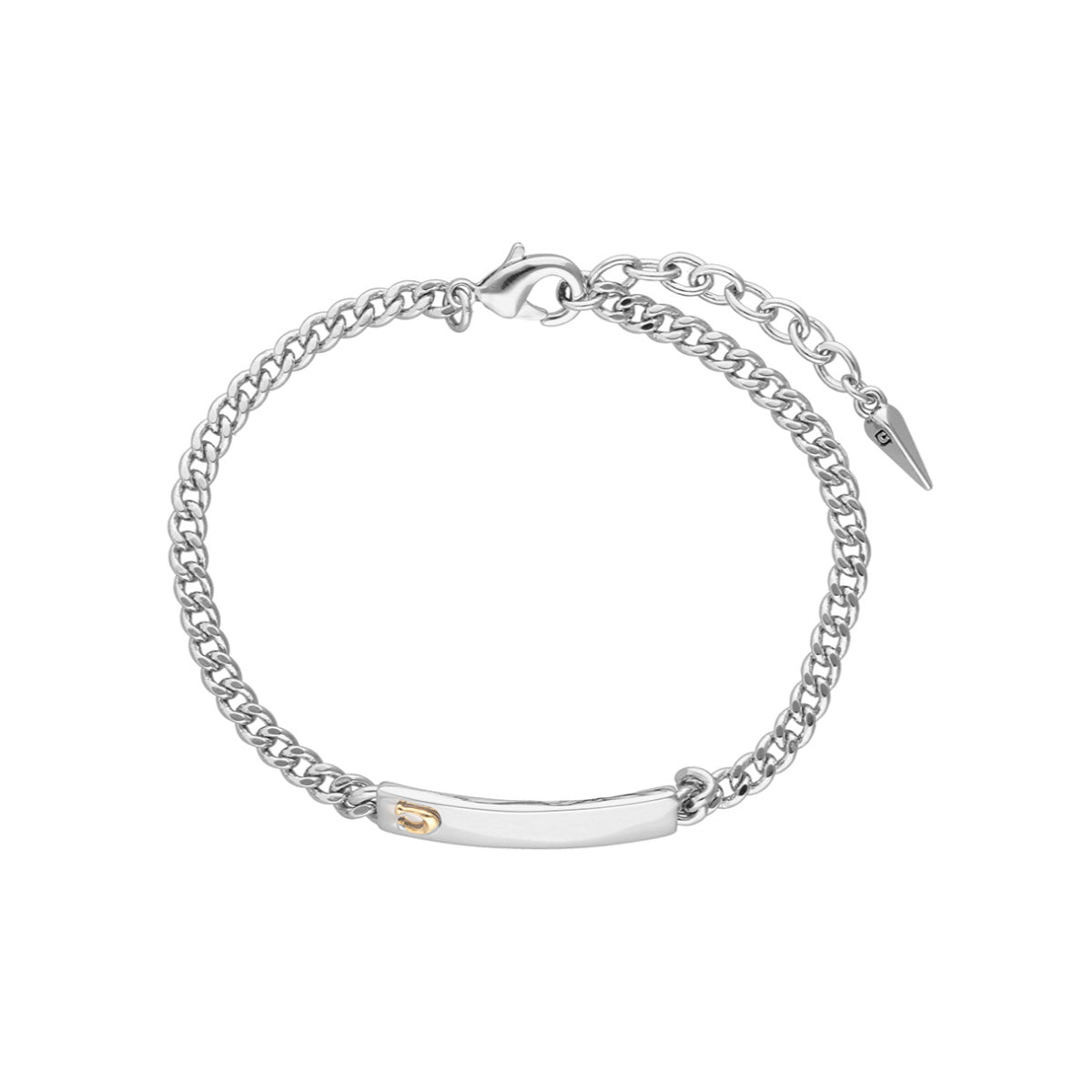 PULSERA COACH 11.1 FEM PUNK PLATEADO