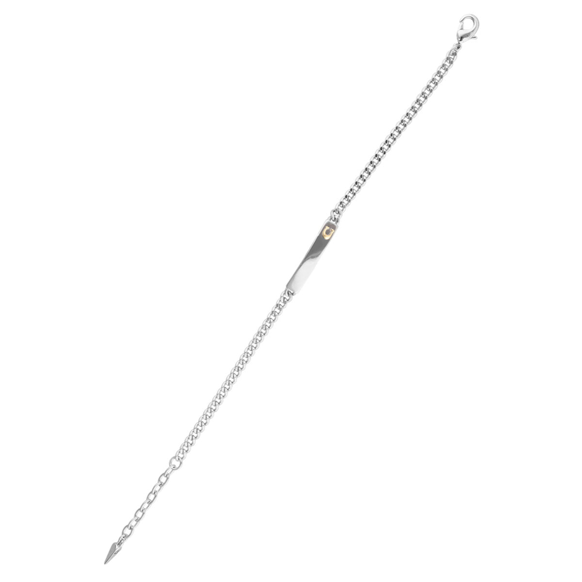 PULSERA COACH 11.1 FEM PUNK PLATEADO