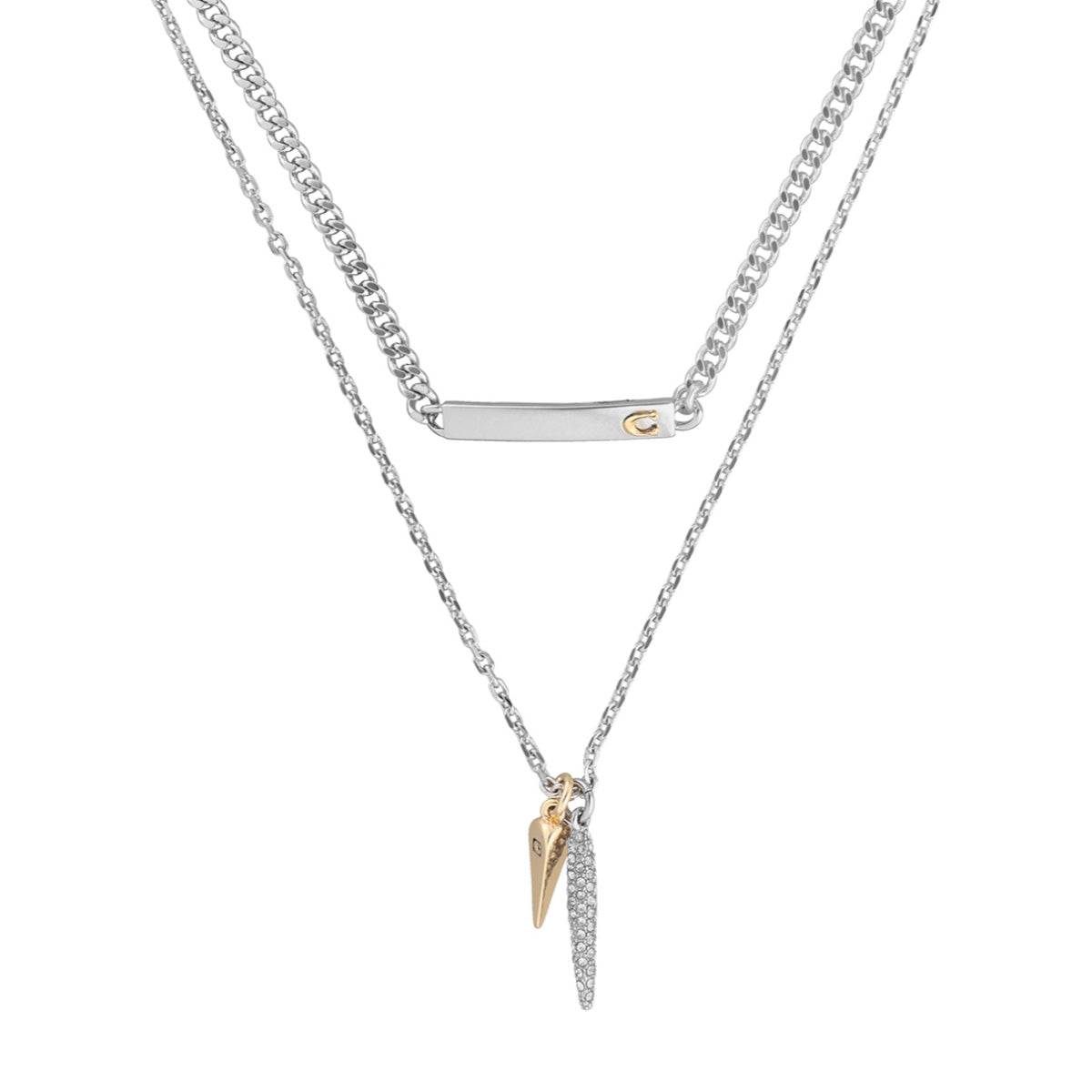Collar Coach Color Plateado 37491626Two975