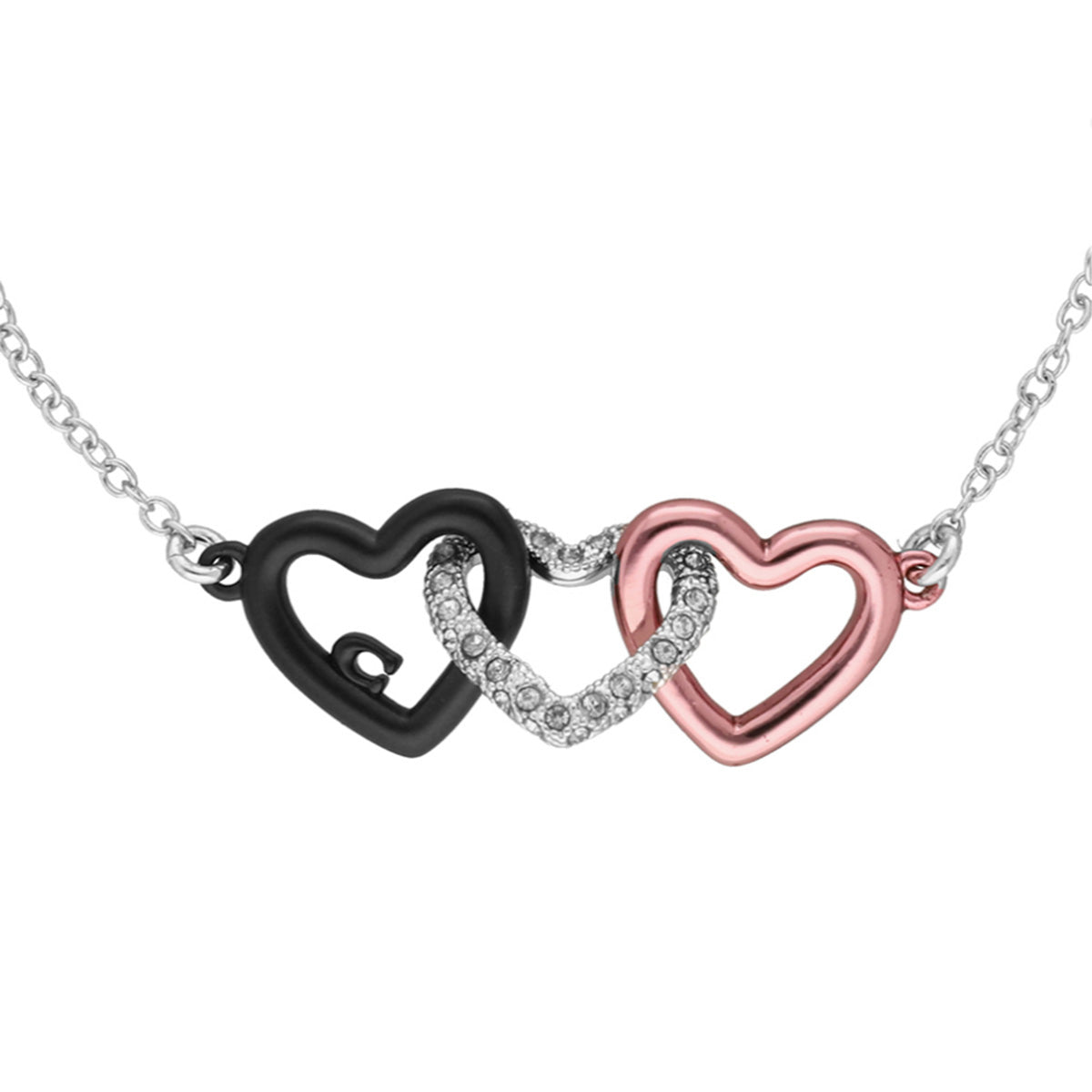 PULSERA COACH 9.1 BOWTIQUE PLATEADO