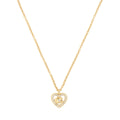 COLLAR COACH 2.1 PAVE HEART AND C'S DORADO