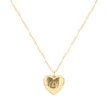 COLLAR COACH 5.1 HEARTS AND QUILTED CUT OUT DORADO