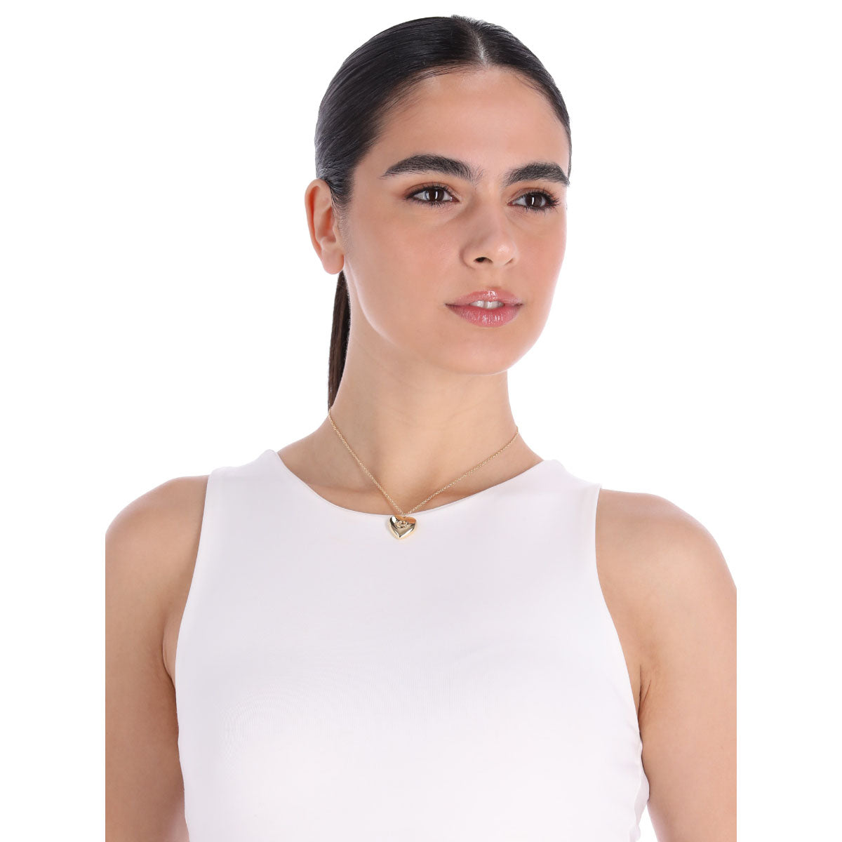 COLLAR COACH 5.1 HEARTS AND QUILTED CUT OUT DORADO