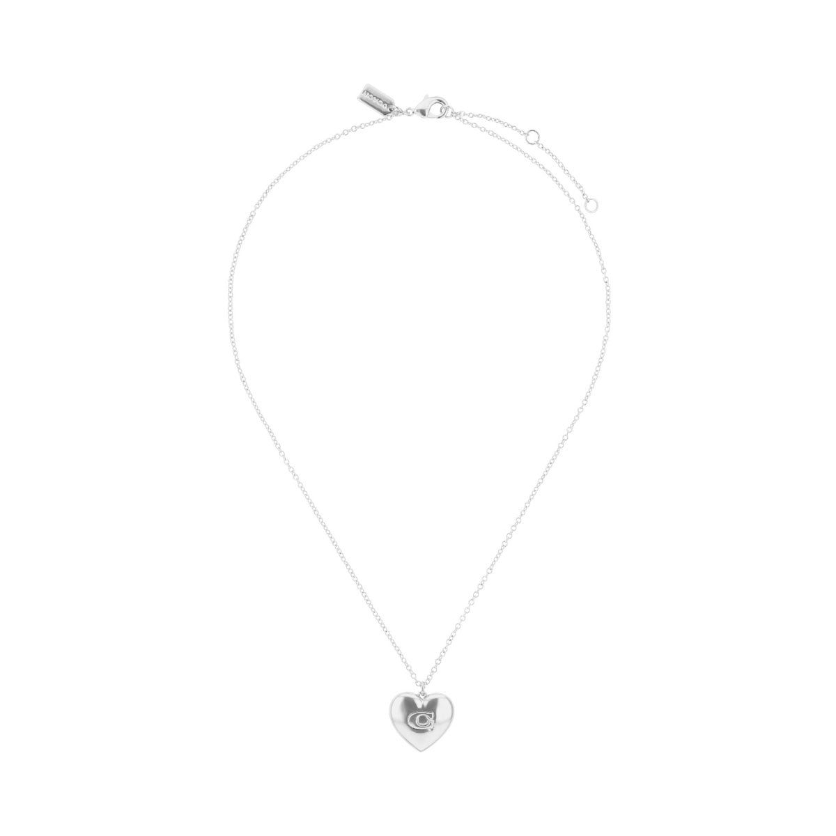 COLLAR COACH 5.1 HEARTS AND QUILTED CUT OUT PLATEADO