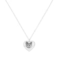 COLLAR COACH 5.1 HEARTS AND QUILTED CUT OUT PLATEADO