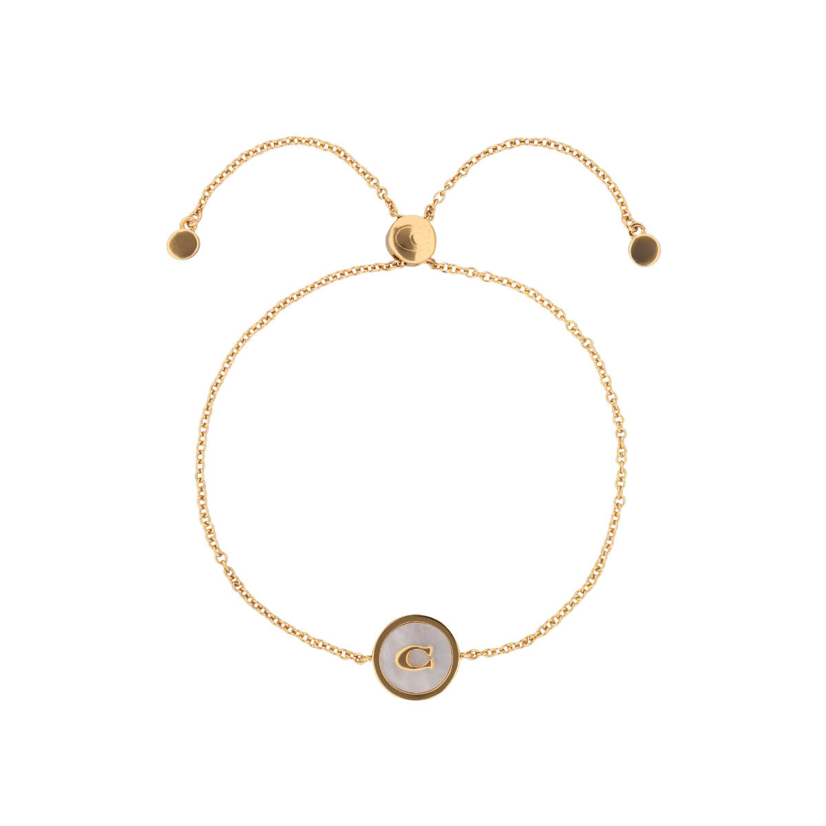 PULSERA COACH 4.1 MOP COIN DORADO